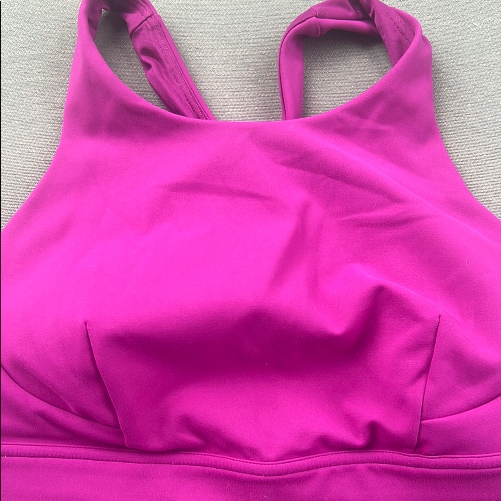 Lululemon athletica magenta sports bra